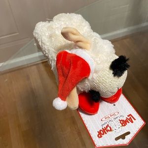 LambChop 11" With Santa’s Hat 11” With Squeaker